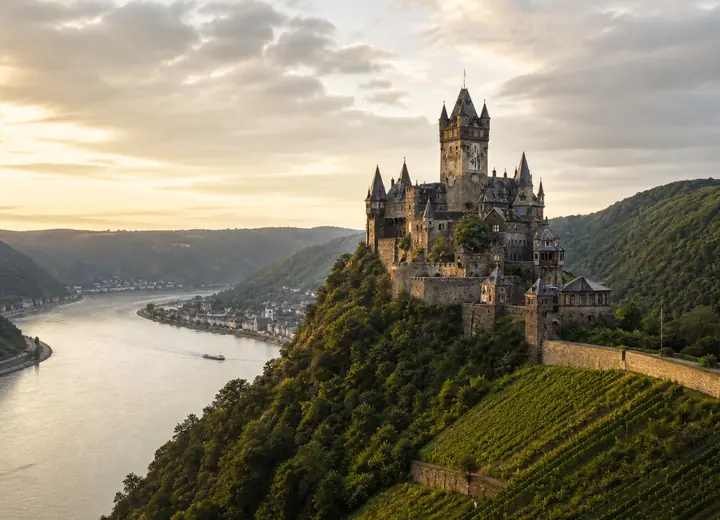 Castles above the Rhine River